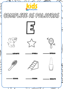 COMPLETE AS PALAVRAS